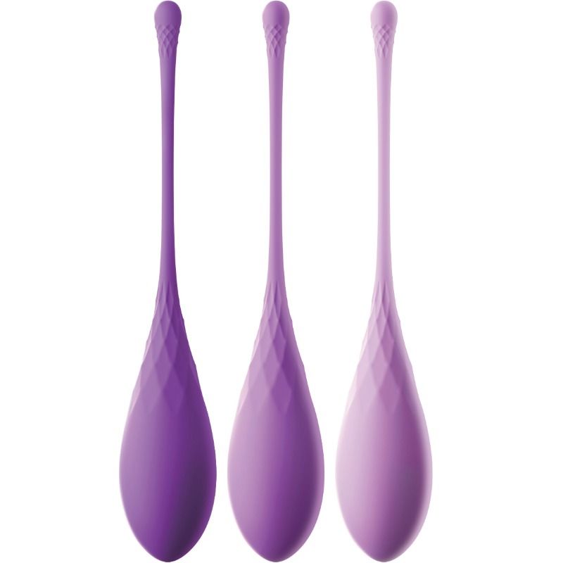Ensemble Boules de Geisha Kegel Progressif 3 Poids Silicone - Fantasy