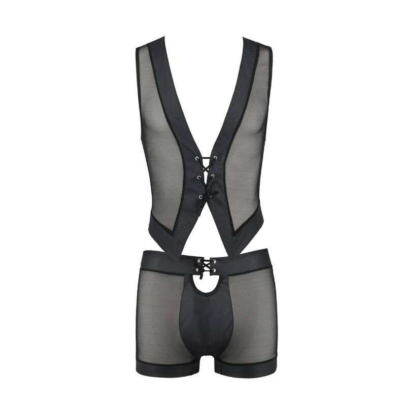Ensemble Lingerie Homme William Noir Certifié Oeko-Tex - Passion Men