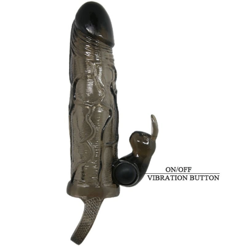 Gaine à Pénis Réaliste Brave Man Lapin Vibrant 16,5 cm - Baile