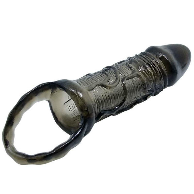 Gaine à Pénis Réaliste Sangle Testicules 11,5 cm TPR - Baile