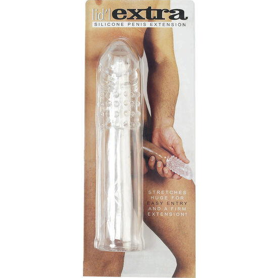Gaine à Pénis Silicone Transparente +5 cm Effet Réaliste - Seven Creations