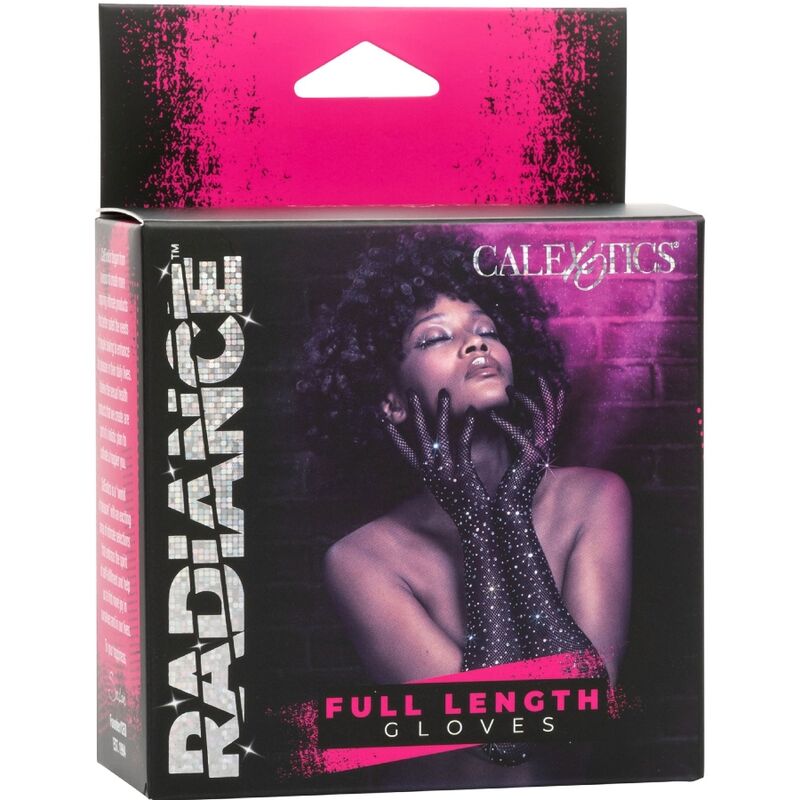 Gants Longs Radiance Maille Strass Taille Unique - CalExotics