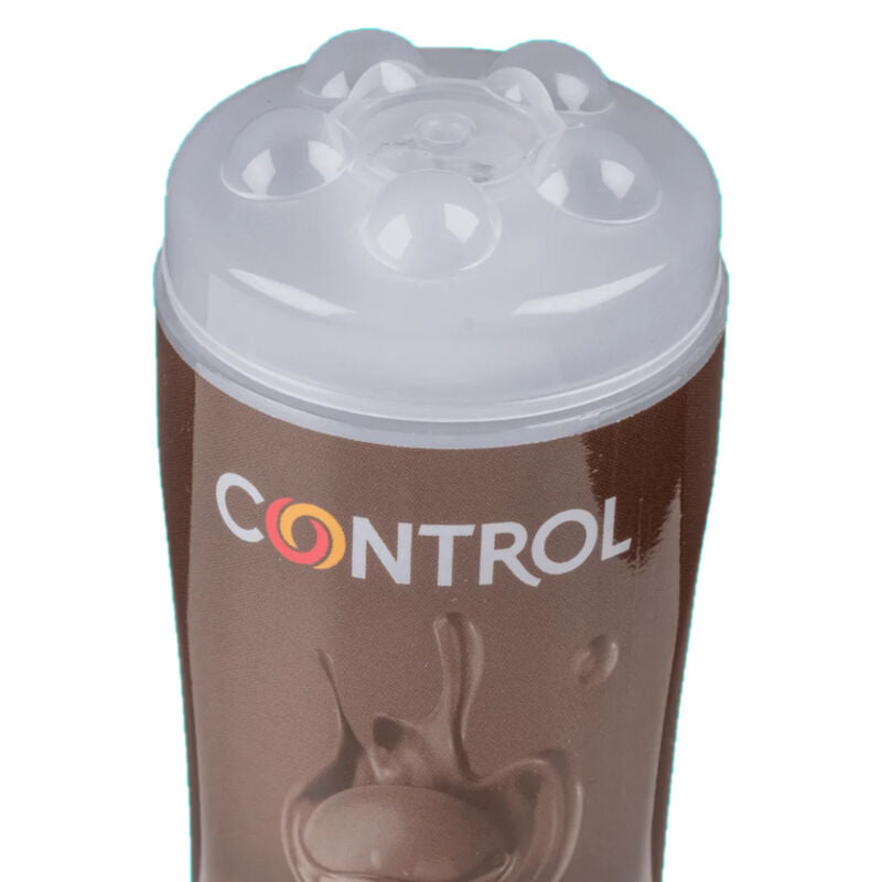 Gel de Massage 3-en-1 Bubble Chocolate Comestible 200 ml - Control