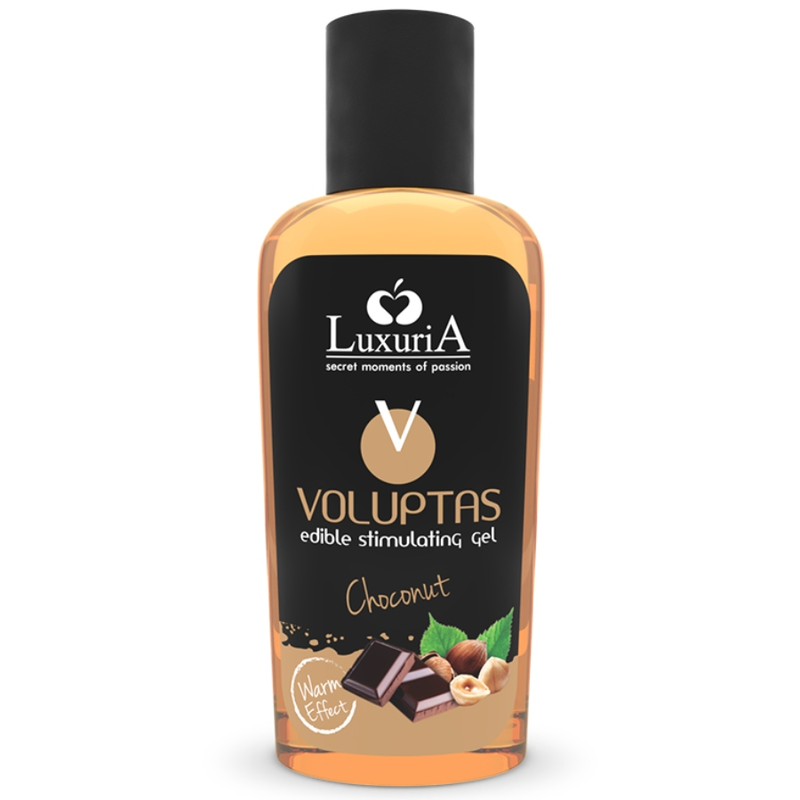 Gel de Massage Comestible Voluptas Chauffant Chocolat 100 ml - Intimateline