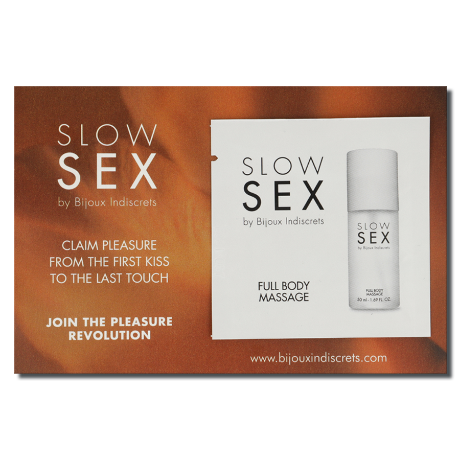 Gel de Massage Corps Entier Slow Sex Silicone Noix de Coco - Bijoux