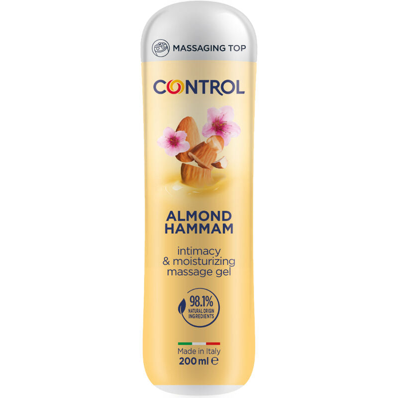 Gel de Massage Hammam 3 en 1 Lait d'Amande 200 ml - Control