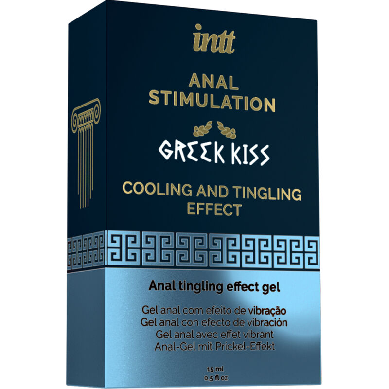 Gel Stimulant Anal Greek Kiss Effet Vibrant et Frais Menthe 15 ml - Intt