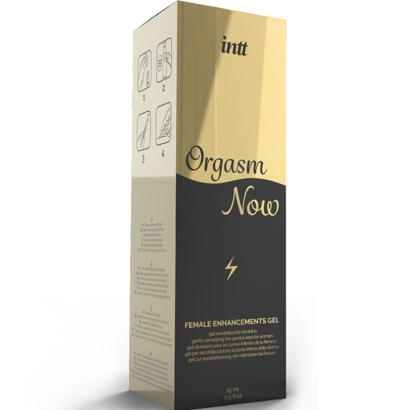 Gel Stimulant Clitoridien Orgasm Now Effet Chauffant Applicateur Vibrant 15 ml - Intt