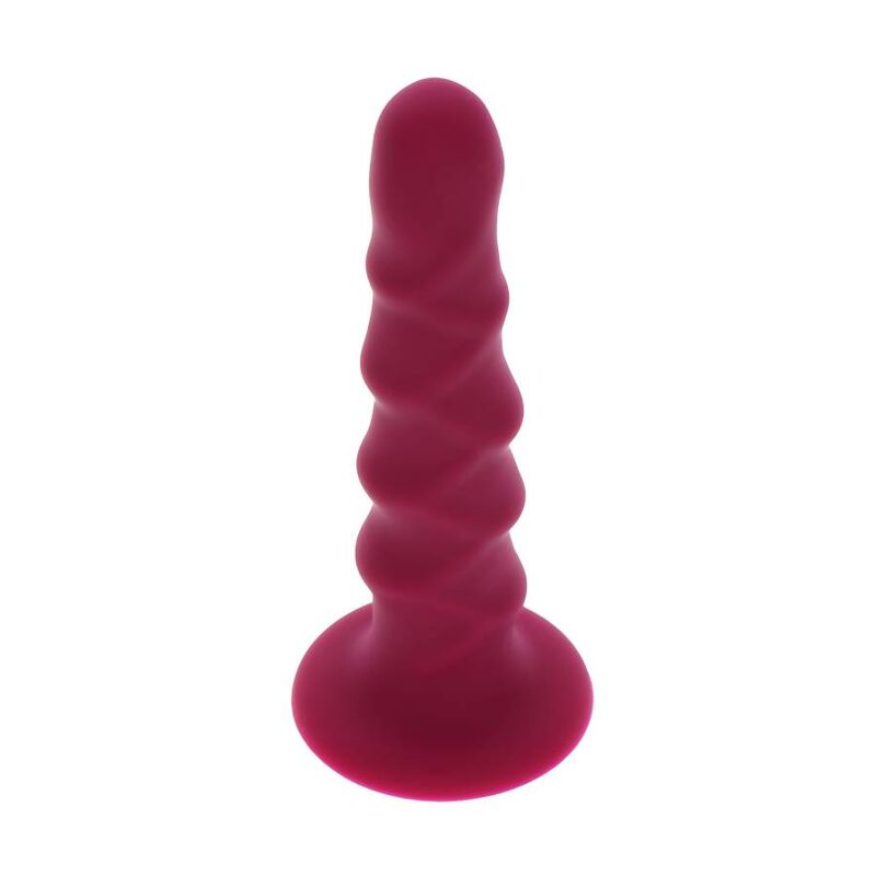 Gode Côtelé Ventouse Goodhead 12 cm Compatible Harnais - Get Real