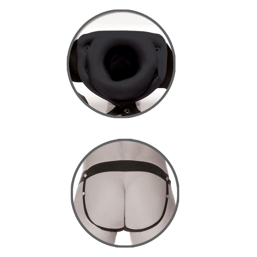 Gode Ceinture Creux Hollow Strap-On 14 cm Harnais Réglable - Fetish Fantasy