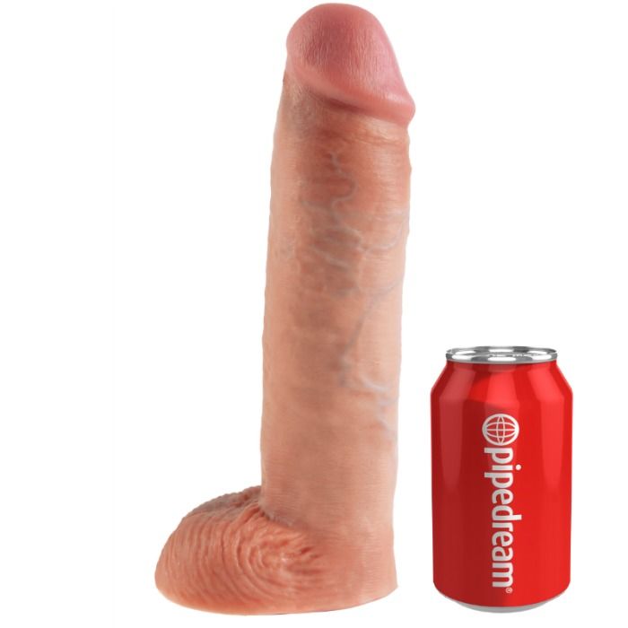 Gode Ceinture Creux Réaliste 28 cm Sangles Réglables - King Cock