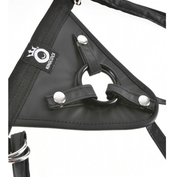 Gode Ceinture Réaliste Fit Rite Harnais Vinyle Ventouse - King Cock