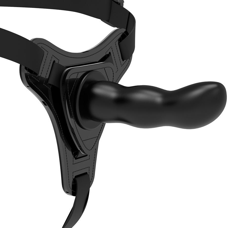 Gode Ceinture Silicone Point G - Harnais Élastique Ajustable - Fetish Submissive