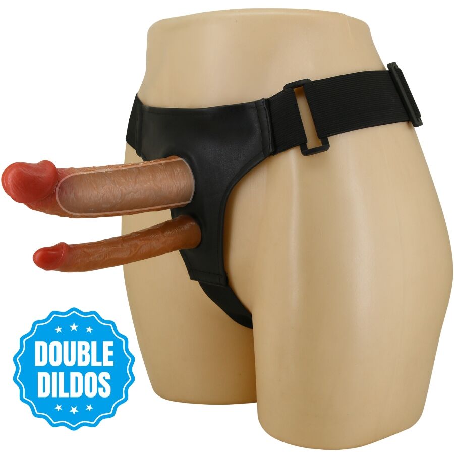 Gode Ceinture Tunnel Keaven Briefs Double Gode Harnais Universel - Pretty Love