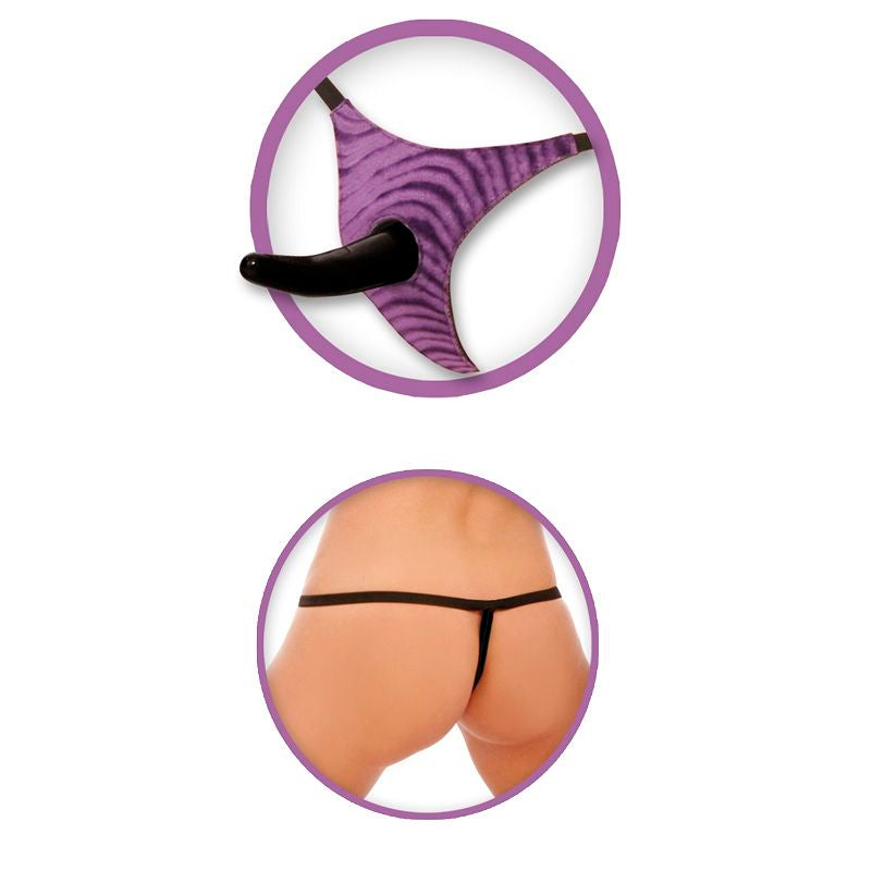Gode Ceinture Vibrant Débutant 13 cm Courbé pour Lui - Fetish Fantasy