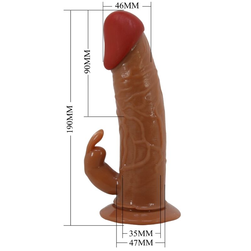 Gode Ceinture Vibrant Marion Harnais Universel Réglable 19 cm - Pretty Love
