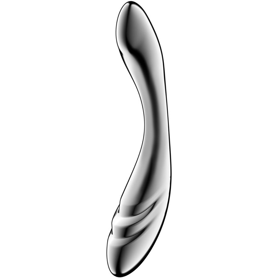 Gode Double Extrémité Pure Gravity 3 Acier Inoxydable Point G - Satisfyer
