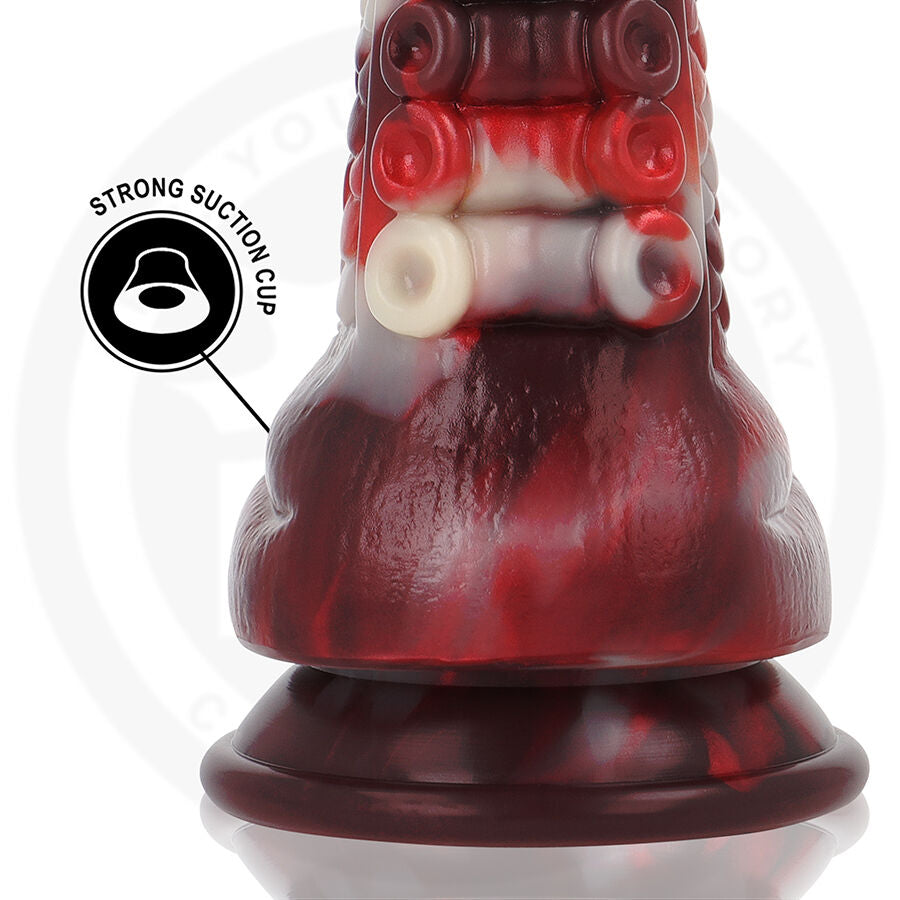 Gode Dragon Draxis Abyssal Shadow Silicone XXL 23,5 cm - Epic Cybersilicock