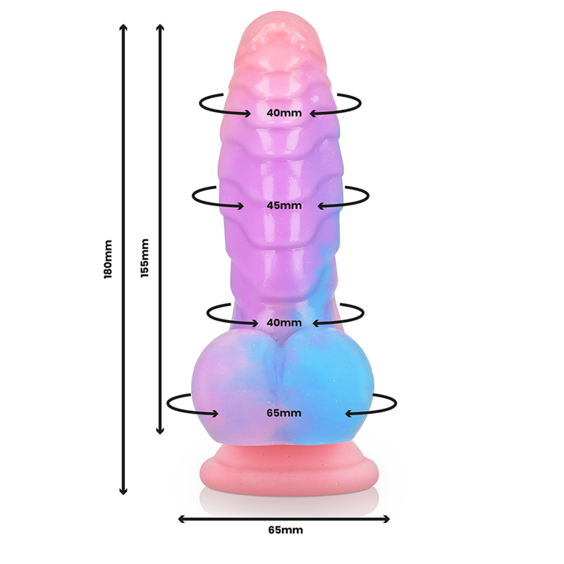 Gode Fantasy Empusa Gardien d'Hadès Silicone Ventouse 18 cm - Epic Cybersilicock