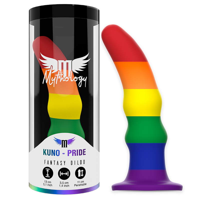 Gode Fantasy Kuno Pride Silicone Flexible Ventouse 2 Tailles - Mythology