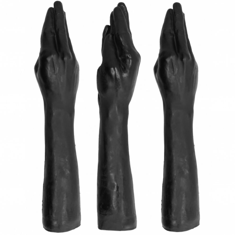 Gode Fist Géant Fisting Main et Bras Réaliste 40 cm - All Black