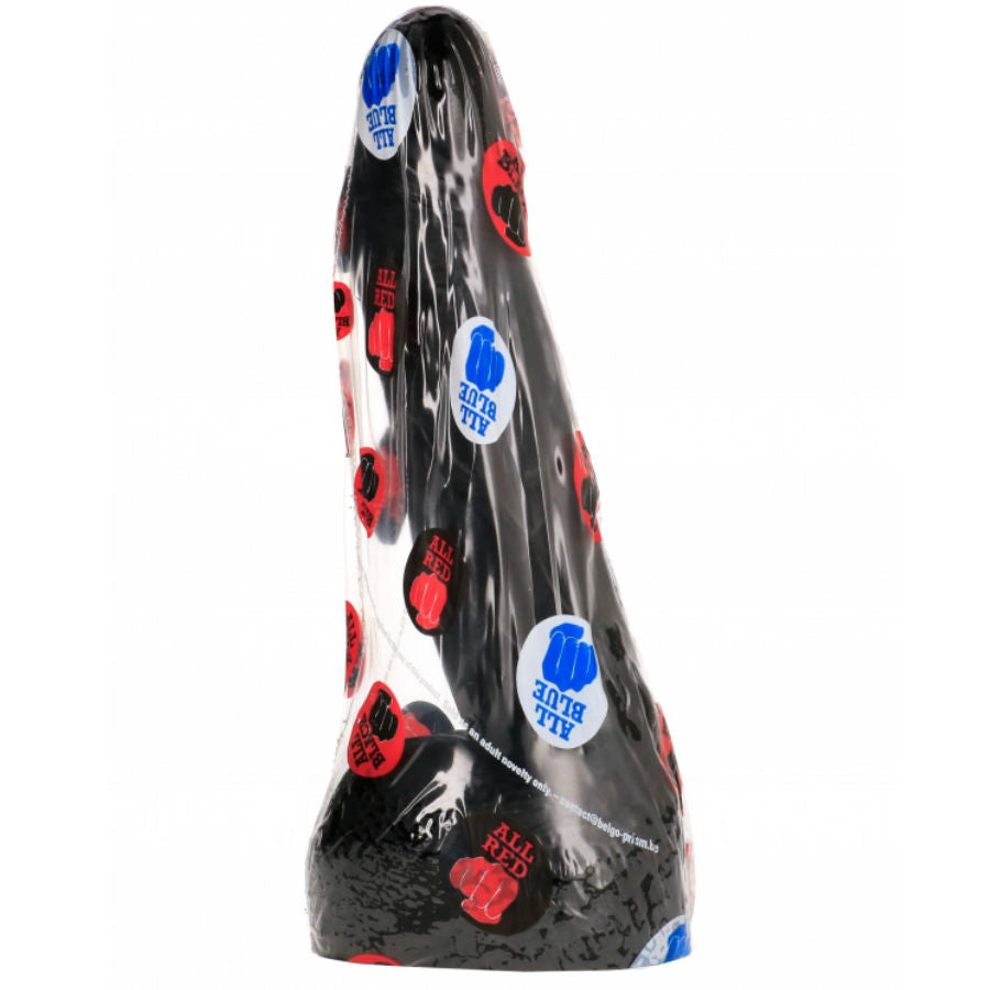 Gode Fisting Réaliste 20 cm Silicone avec Testicules - All Black