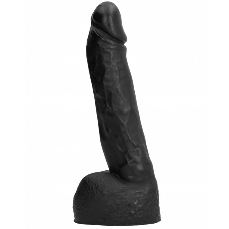 Gode Fisting Réaliste 20 cm Silicone avec Testicules - All Black