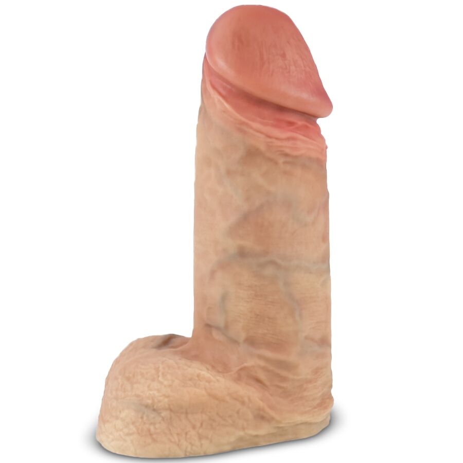 Gode Réaliste Géant Modèle 1 Silicone Double Densité Ventouse 28 cm - Silexd
