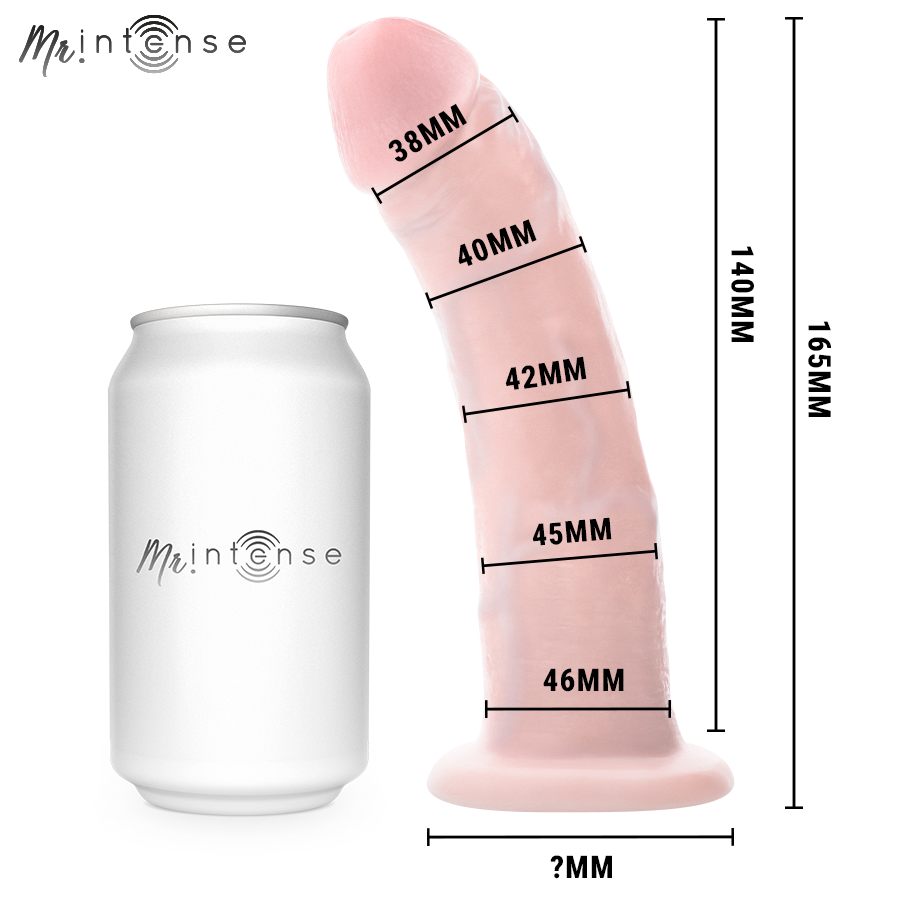 Gode Réaliste Terence 16,5 cm Silicone Souple Ventouse - Mr. Intense