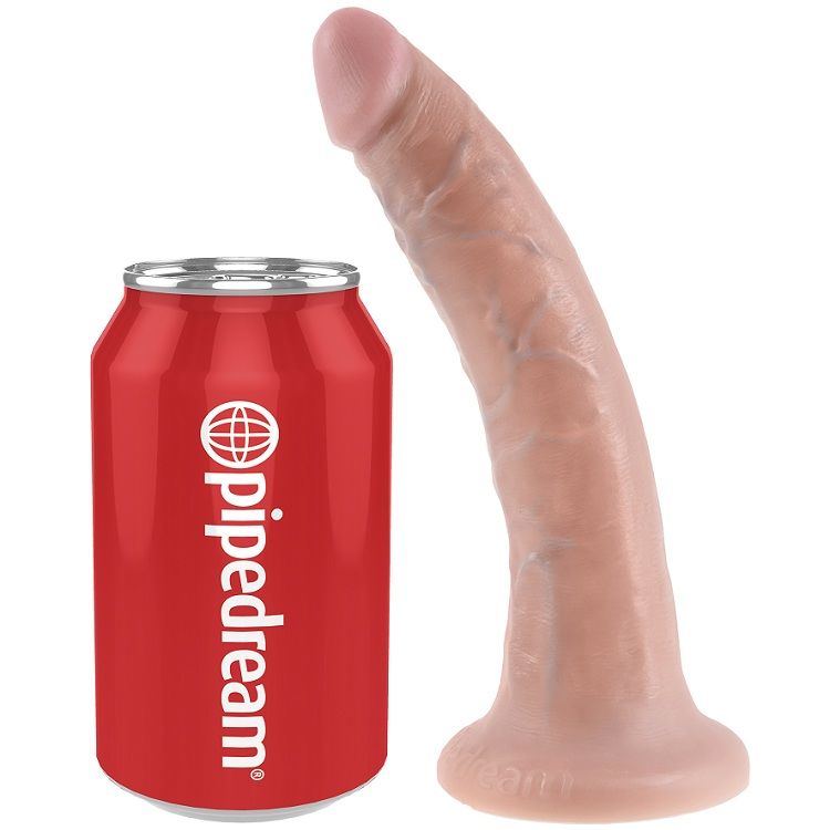 Gode Réaliste Ventouse King Cock Veines Marquées 15,2 cm - King Cock
