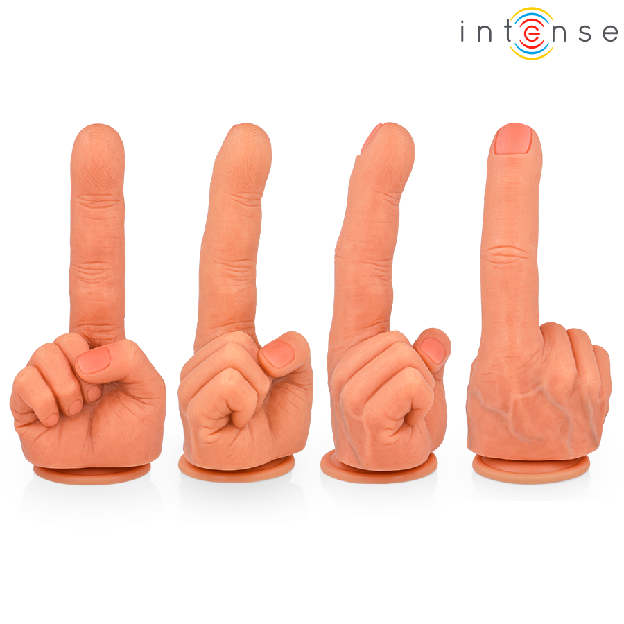 Gode Stimulateur Point G Hubert Main Flexible Ventouse 14,2 cm - Intense