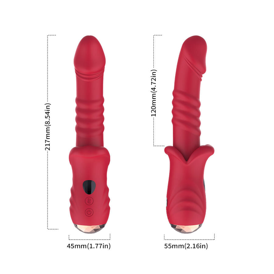Gode Va-et-Vient Vibrant Point A Stimulant 9 Modes Rechargeable - Armony