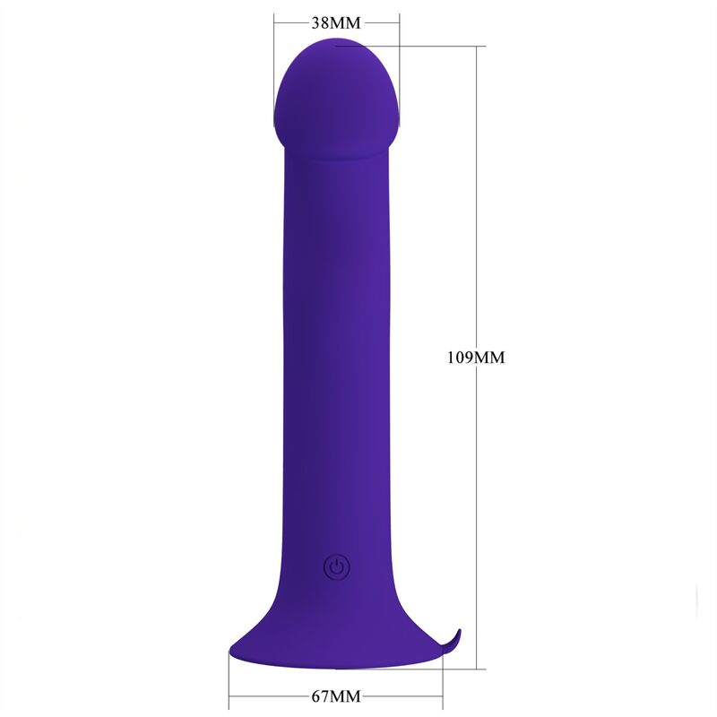 Gode Vibrant Murray Ventouse 12 Modes Rechargeable - Pretty Love