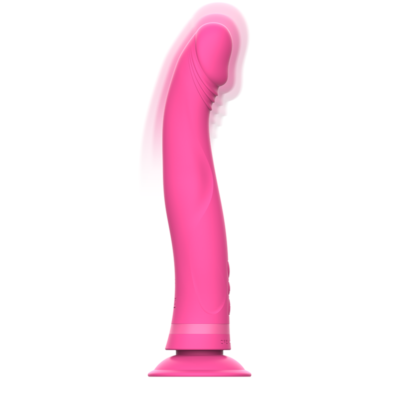 Gode Vibrant Réaliste Michelangelo Ventouse 10 Modes Double Densité - Intense
