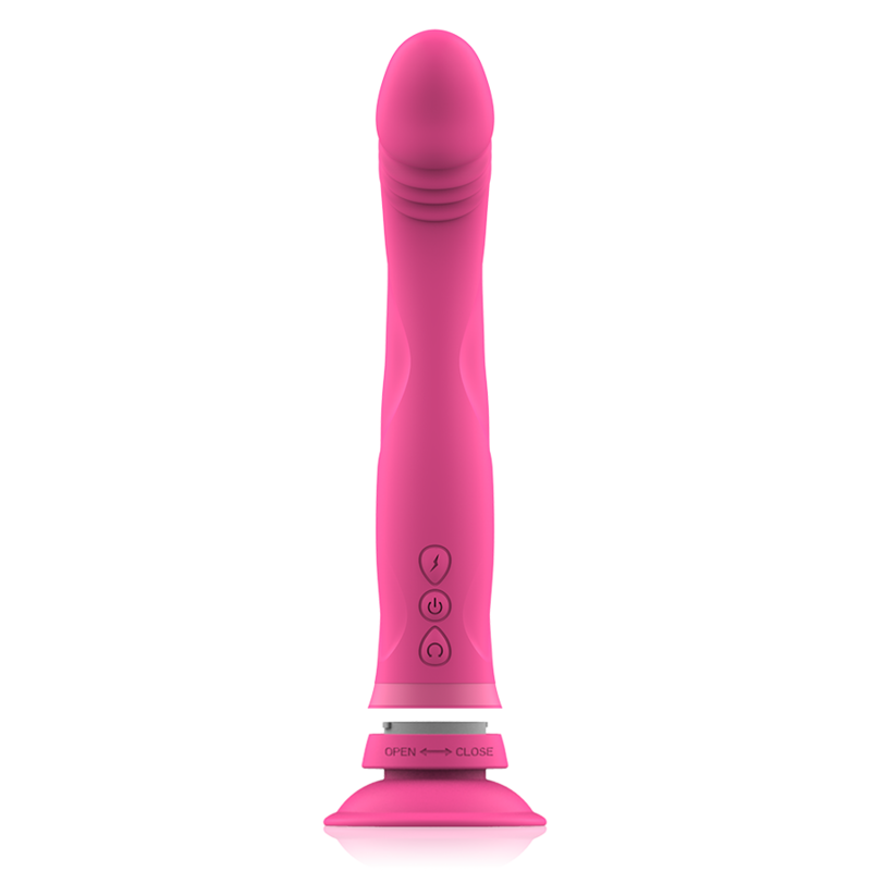 Gode Vibrant Réaliste Michelangelo Ventouse 10 Modes Double Densité - Intense
