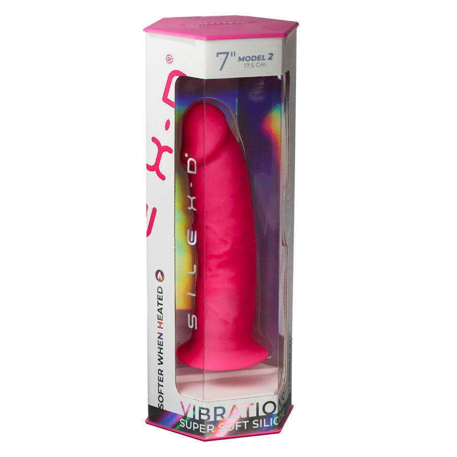 Gode Vibrant Réaliste Modèle 2 Télécommande 10 Modes 17 cm - Silexd