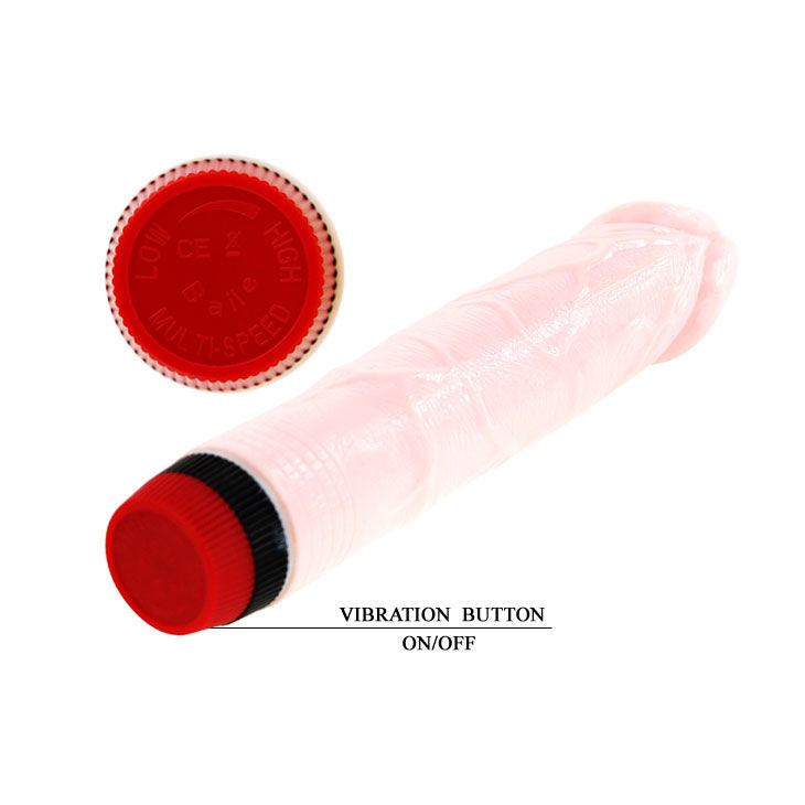 Gode Vibrant Réaliste Rockin Dong III Extra Large Veineux Étanche - Baile