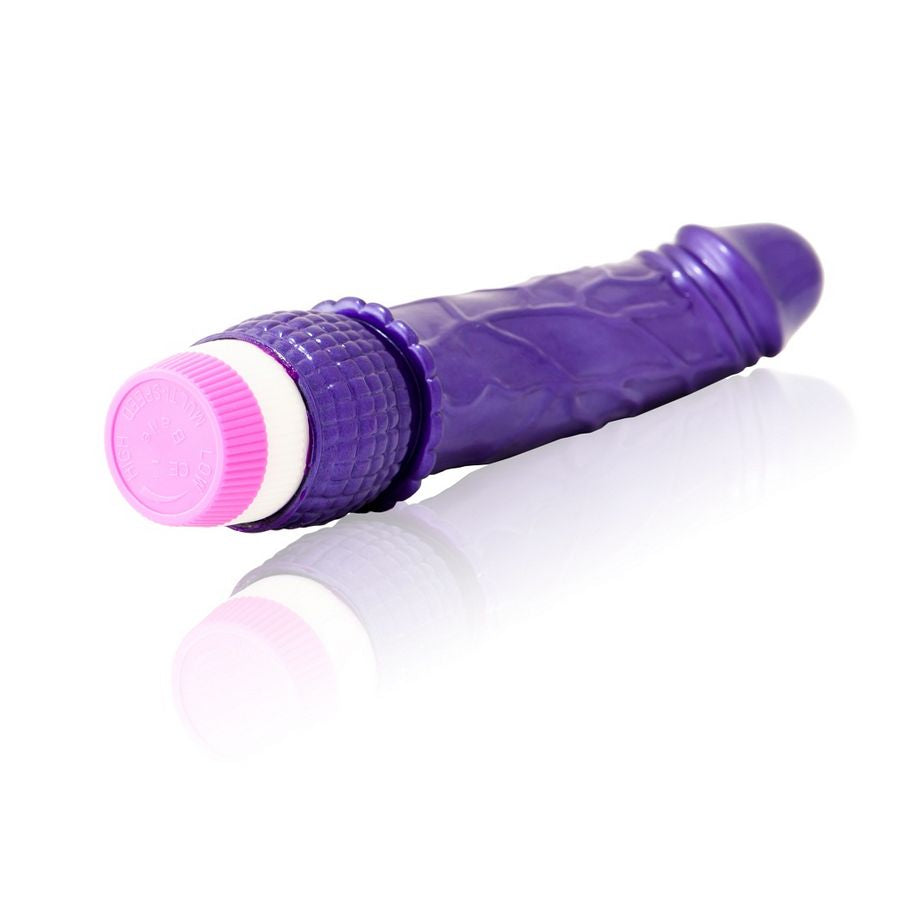 Gode Vibrant Réaliste Vagues de Plaisir - Multivitesse PVC - Baile