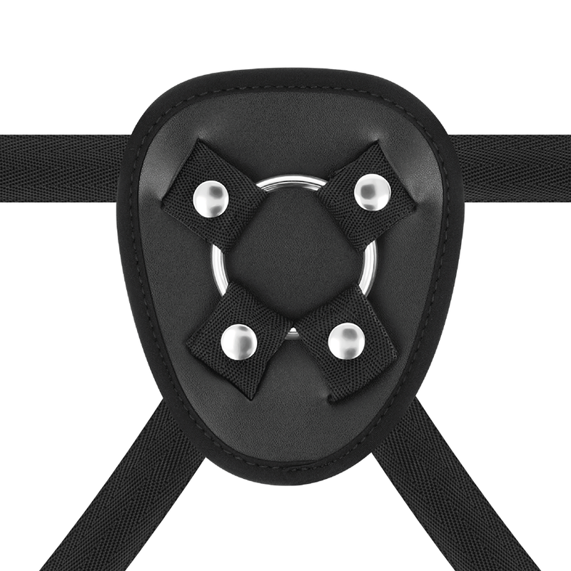 Harnais Gode Ceinture Réglable Cuir PU 4 Anneaux Inclus - Cock Miller