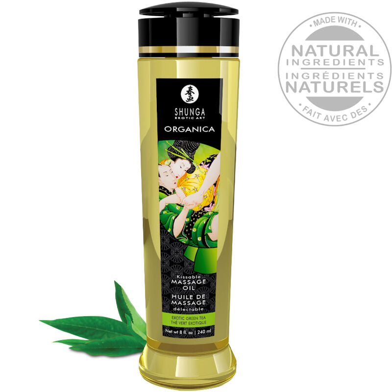 Huile de Massage Bio Comestible 240 ml - Shunga