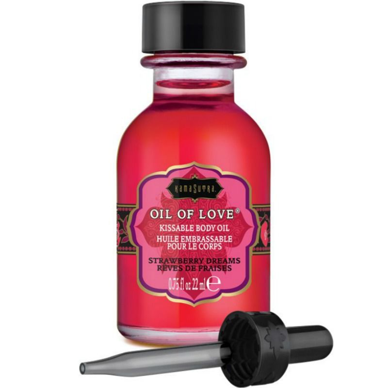 Huile de Massage Comestible 6 Saveurs Gourmandes - Kamasutra
