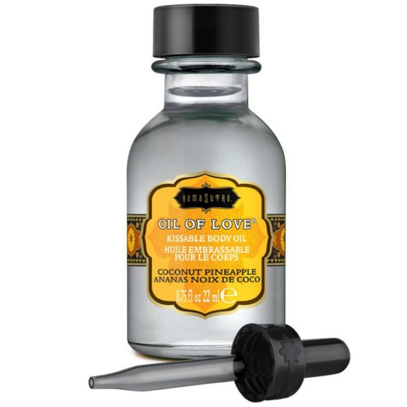 Huile de Massage Comestible 6 Saveurs Gourmandes - Kamasutra