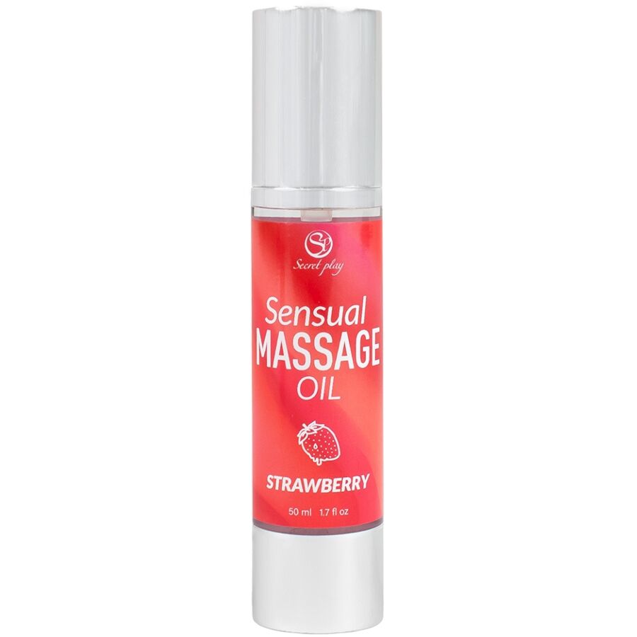 Huile de Massage Comestible Effet Chauffant - Secretplay