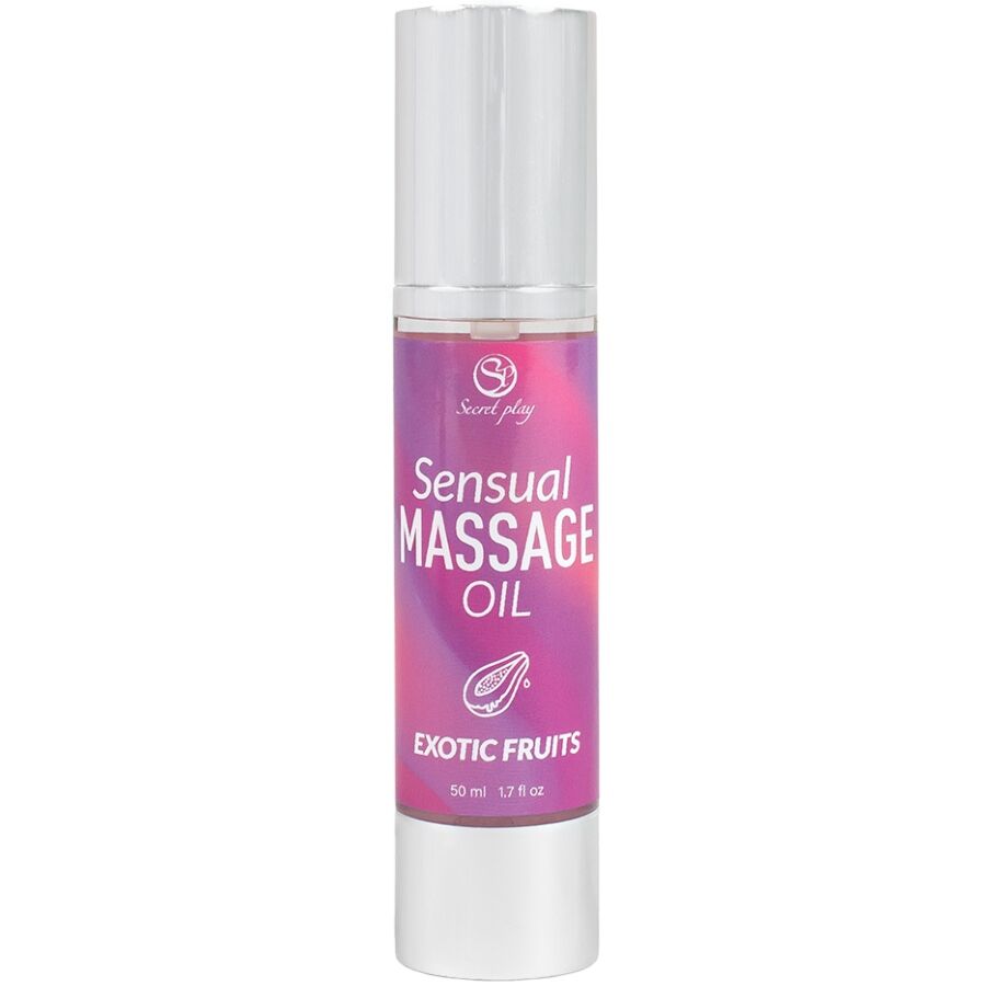 Huile de Massage Comestible Effet Chauffant - Secretplay