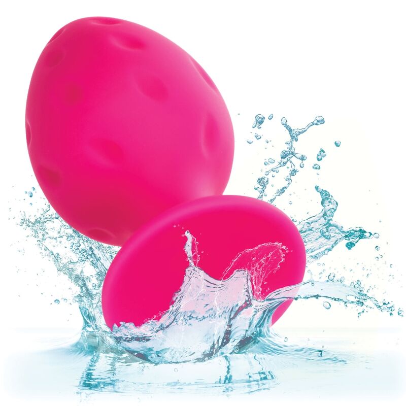 Set de 2 Plug Anal Cheeky - Silicone Ventouse S et L - CalExotic