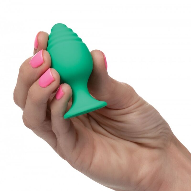 Set de 2 Plug Anal Cheeky - Silicone Ventouse S et L - CalExotic