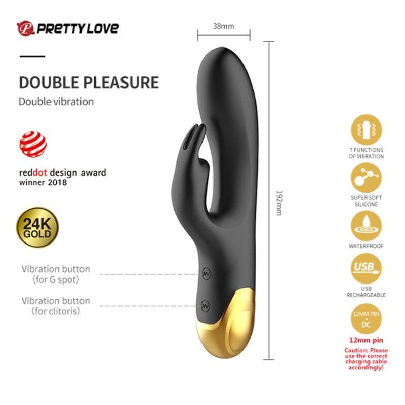 Coffret Luxe Queen Black & Gold 12 Sextoys Plaqué Or - Pretty Love