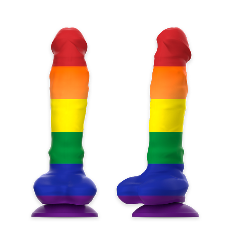 Gode Ventouse Corey Pride Silicone Couleurs Fierté 2 Tailles - Mythology Fantasy