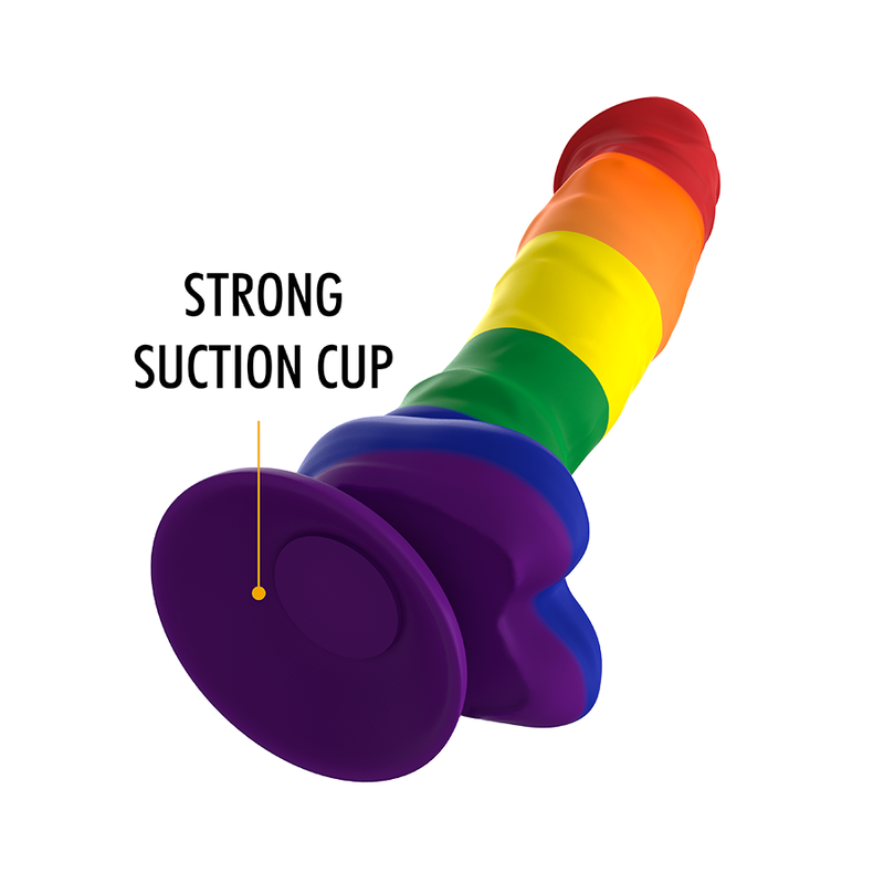 Gode Ventouse Corey Pride Silicone Couleurs Fierté 2 Tailles - Mythology Fantasy