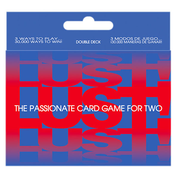 Boîte du jeu de cartes coquin Lust The passionate card game for two de Kheper Games